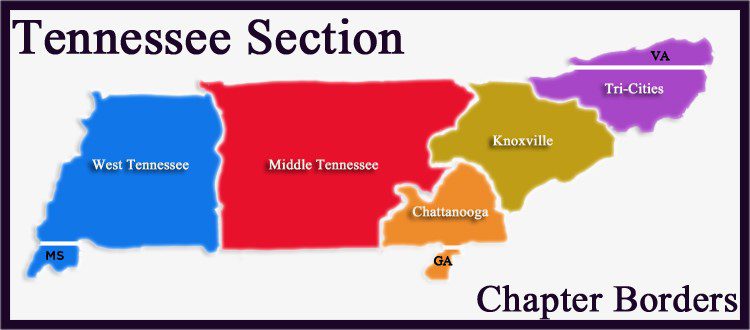 Tennessee Section Chapter Borders